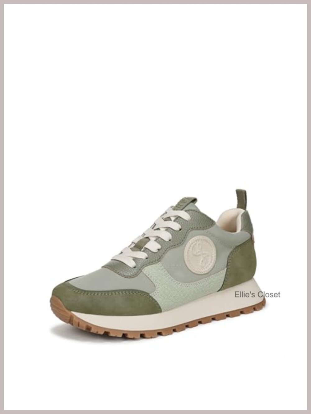 Lace-Up Sneakers Women's Mesh Chunky Sole Retro Athletic